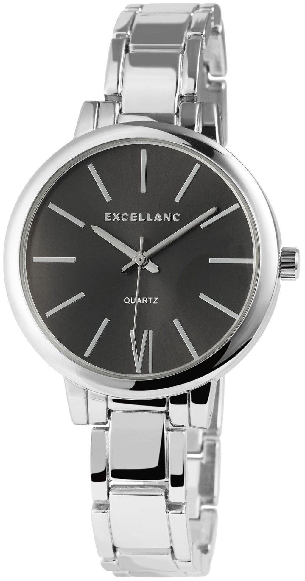Excellanc 0113 fémszíjas női karóra whitegold-black