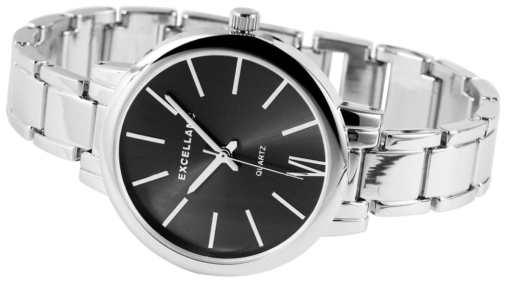 Excellanc 0113 fémszíjas női karóra whitegold-black