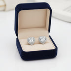 Camila kristály szív fülbevaló whitegold-fehér