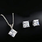 Rébecca női ékszer szett whitegold