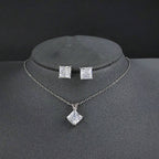 Rébecca női ékszer szett whitegold