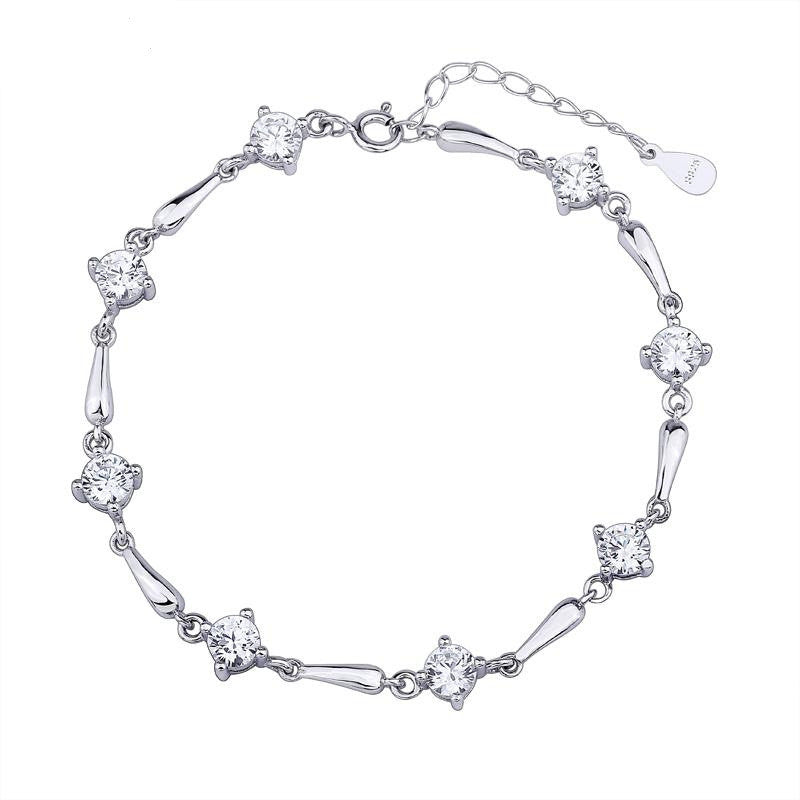 Alexis női karkötő whitegold