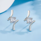 Beatrix fülbevaló whitegold