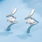 Beatrix fülbevaló whitegold