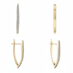 Faustine fülbevaló gold